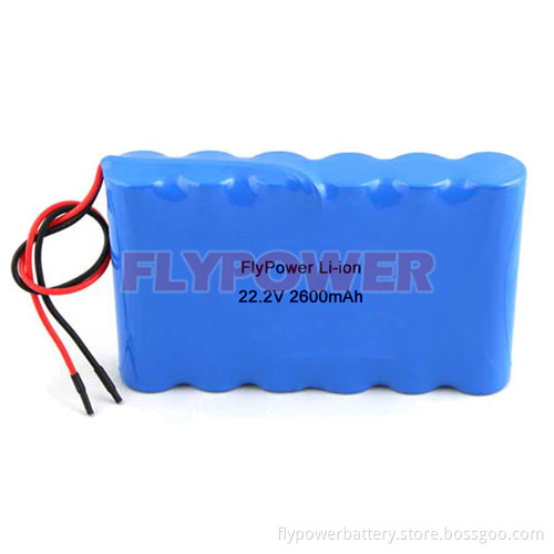 22.2V 2600ah 18650 Lithium Ion Battery Pack (6S1P of FLC-18650-2600)